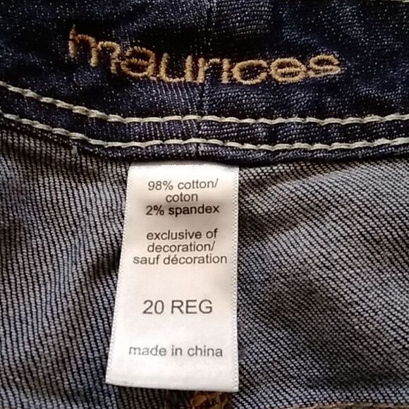 Maurices Stretch Women's Jeans Plus Size 20 Reg - Picture 5 of 9